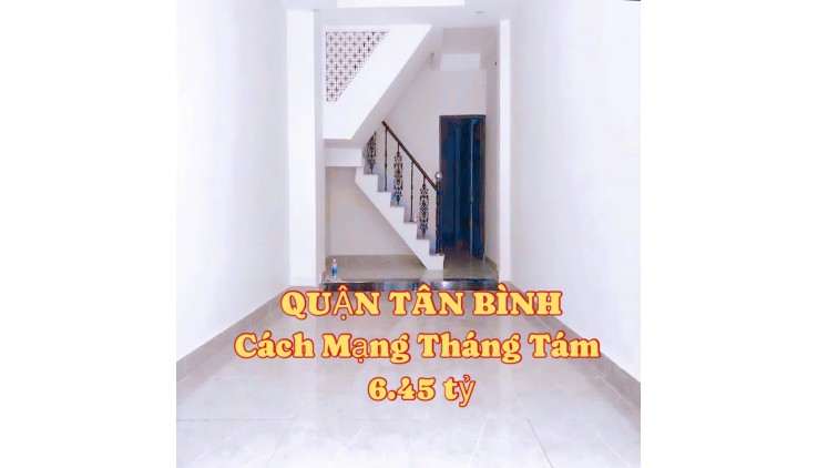 Bán nhà QUẬN TÂN BÌNH - hẻm Ô tô Cách Mạng Tháng Tám - 6.45 tỷ